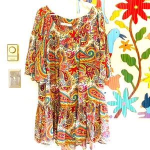 Zara paisley dress